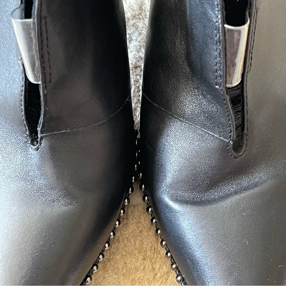 Cecelia New York  Roper Cutout Mule Heel Boho Western Style Black Leather Sz 8.5 - Picture 14 of 16